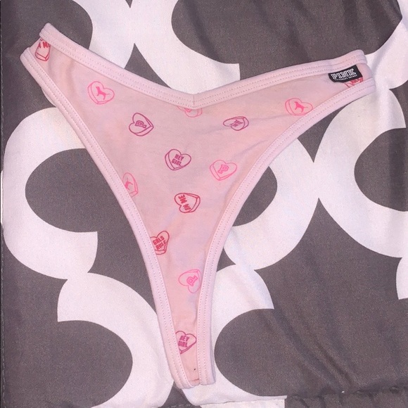 Pink Victoria secret thong